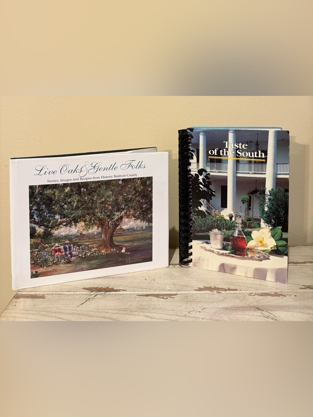 Vintage Southern Cookbook Bundle: Live Oaks & Gentle Folks + Taste of the South